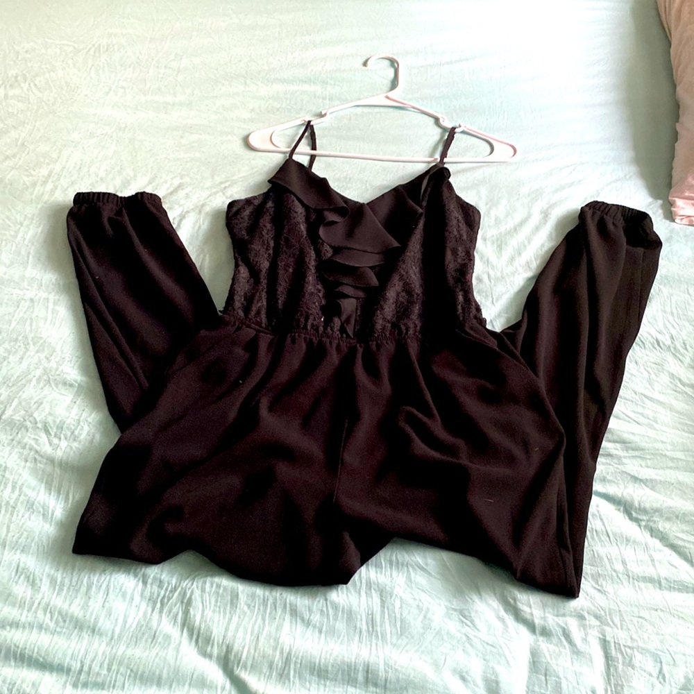 Romper, Black, Size XL